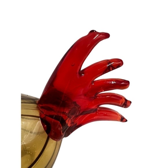 Murano art glass Rooster Sculpture - Picture 4 of 6